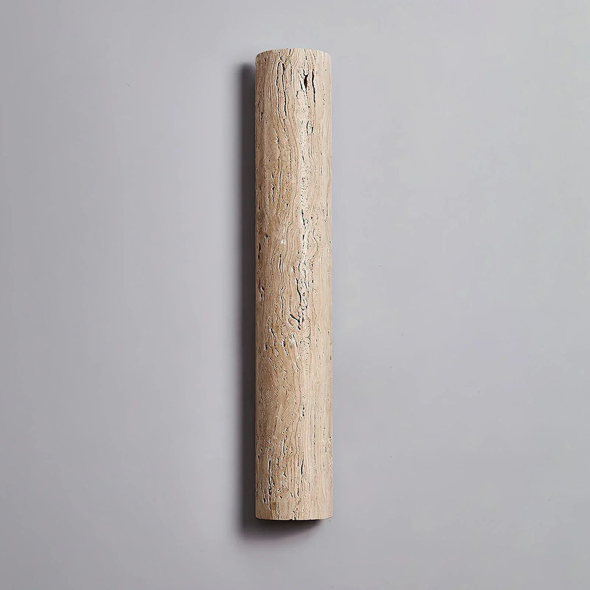 Travertine Stein Lange Long Strip Wall Sconce – Travertine detail 11