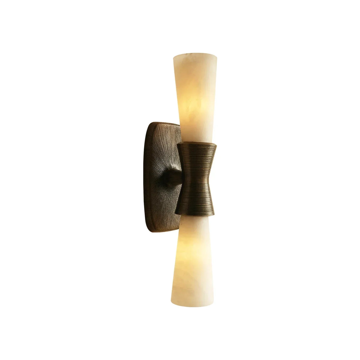 Twist Tapered Alabaster Wall Sconce – Alabaster detail 47
