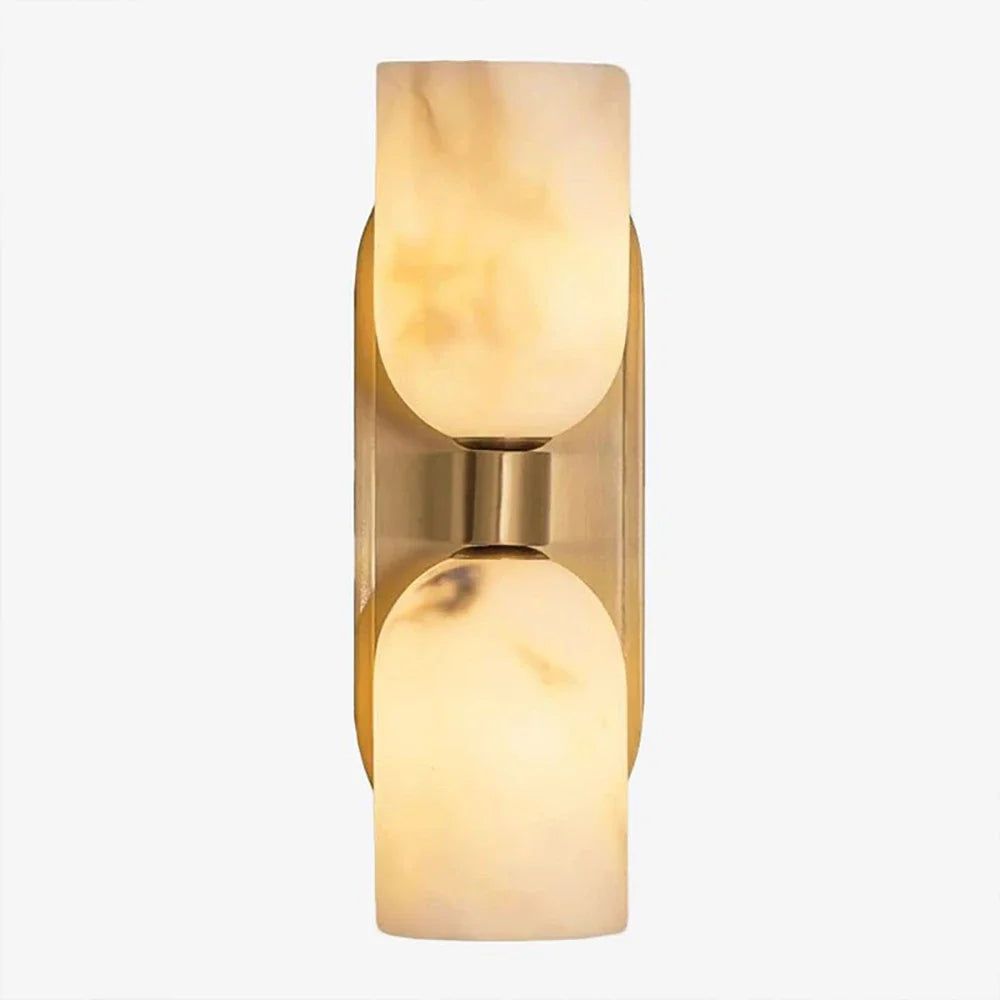 Up-Down Alabaster Duo Wall Sconce – Alabaster detail 13