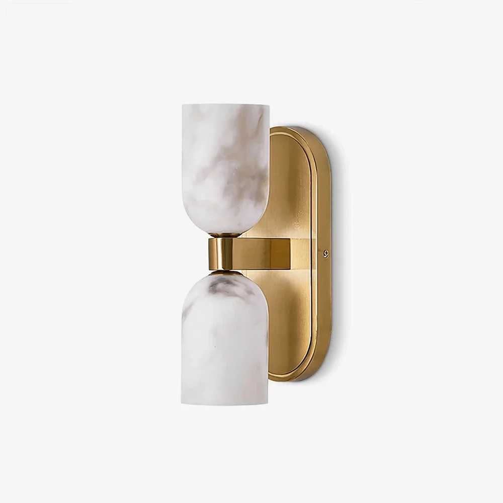 Up-Down Alabaster Duo Wall Sconce – Alabaster detail 15