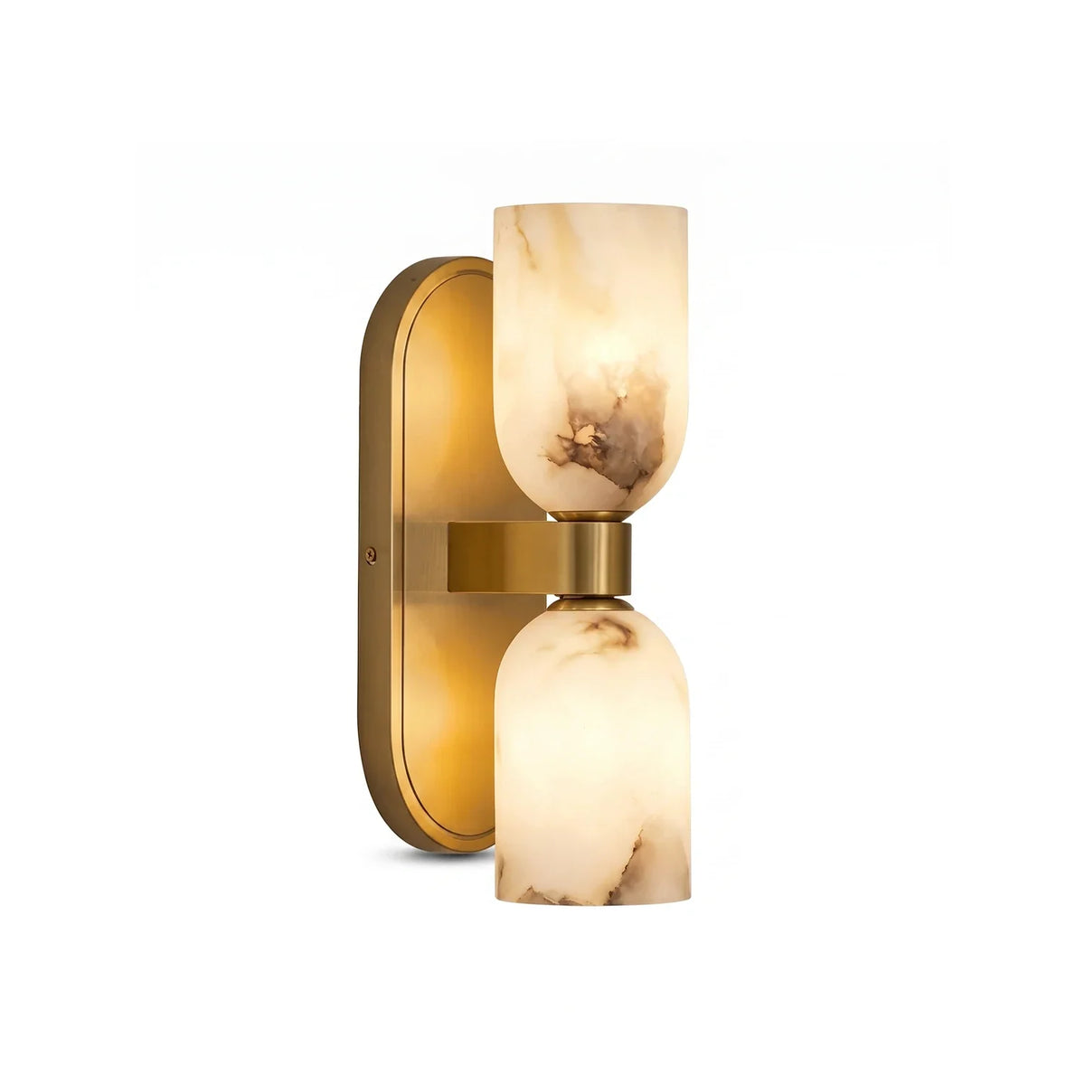 Up-Down Alabaster Duo Wall Sconce – Alabaster detail 16