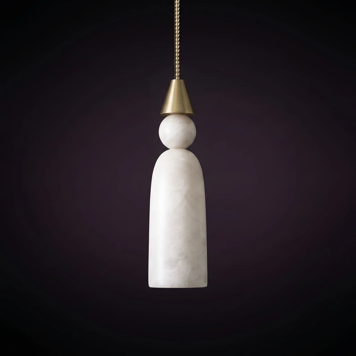 Verity Alabaster Dome Spiral Chandelier – Alabaster detail 10