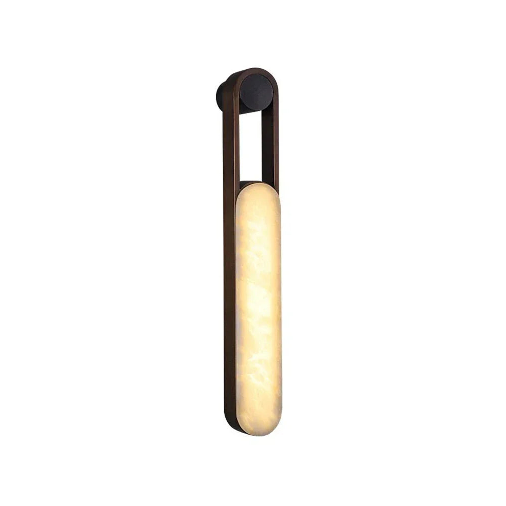 Vertical Ring Handle Alabaster Wall Lamp – Alabaster detail 15
