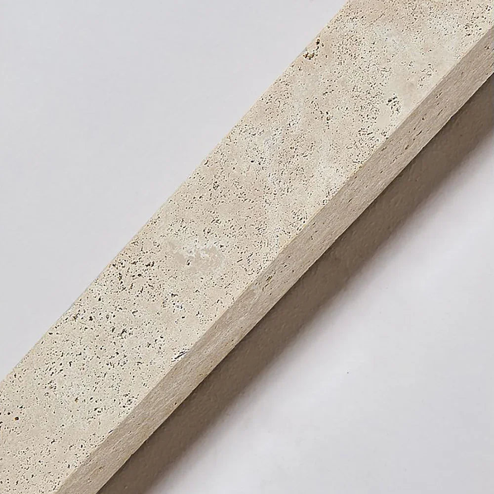 Vertical Travertine Ball Wall Sconce – Travertine detail 9