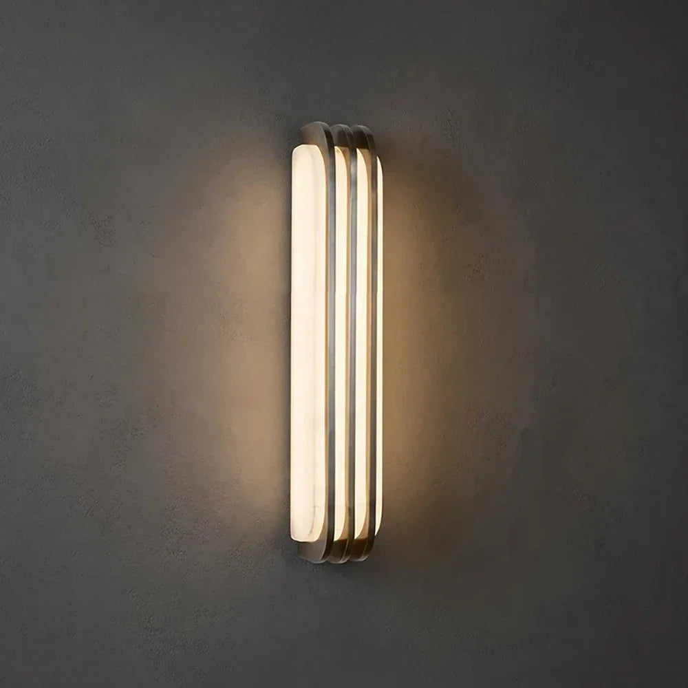 Virex Alabaster Layered Wall Sconce – Alabaster detail 11