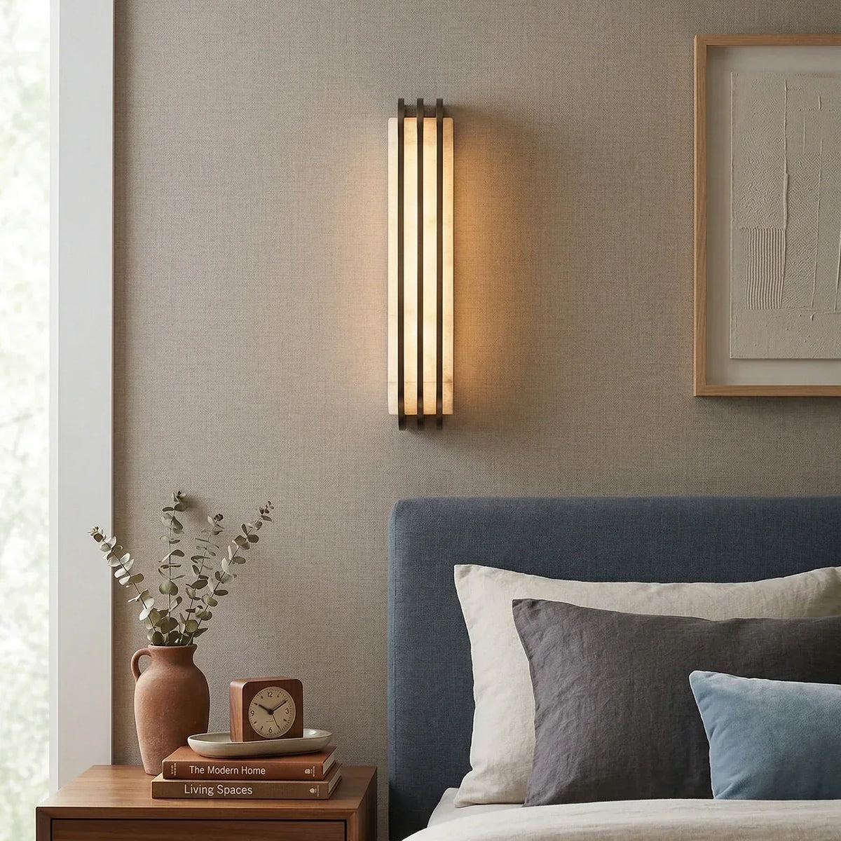 Virex Alabaster Layered Wall Sconce – Alabaster detail 5