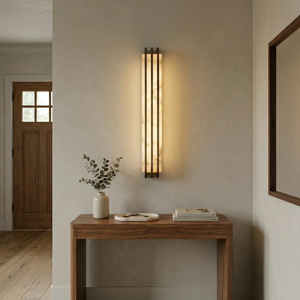 Virex Alabaster Layered Wall Sconce – Alabaster detail 4