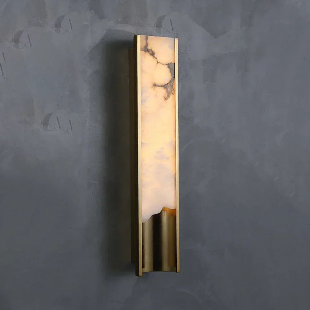 Wave Vein Aurelia Alabaster Wall Light – Alabaster detail 15