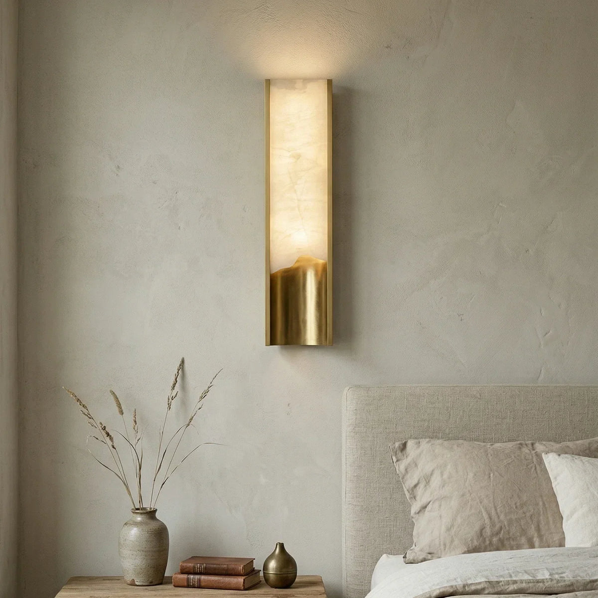 Wave Vein Aurelia Alabaster Wall Light – Alabaster detail 5