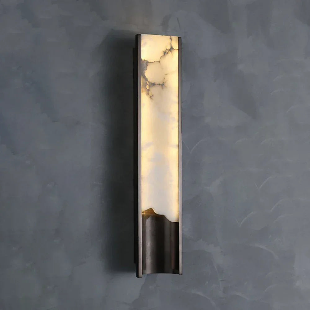 Wave Vein Aurelia Alabaster Wall Light – Alabaster detail 17