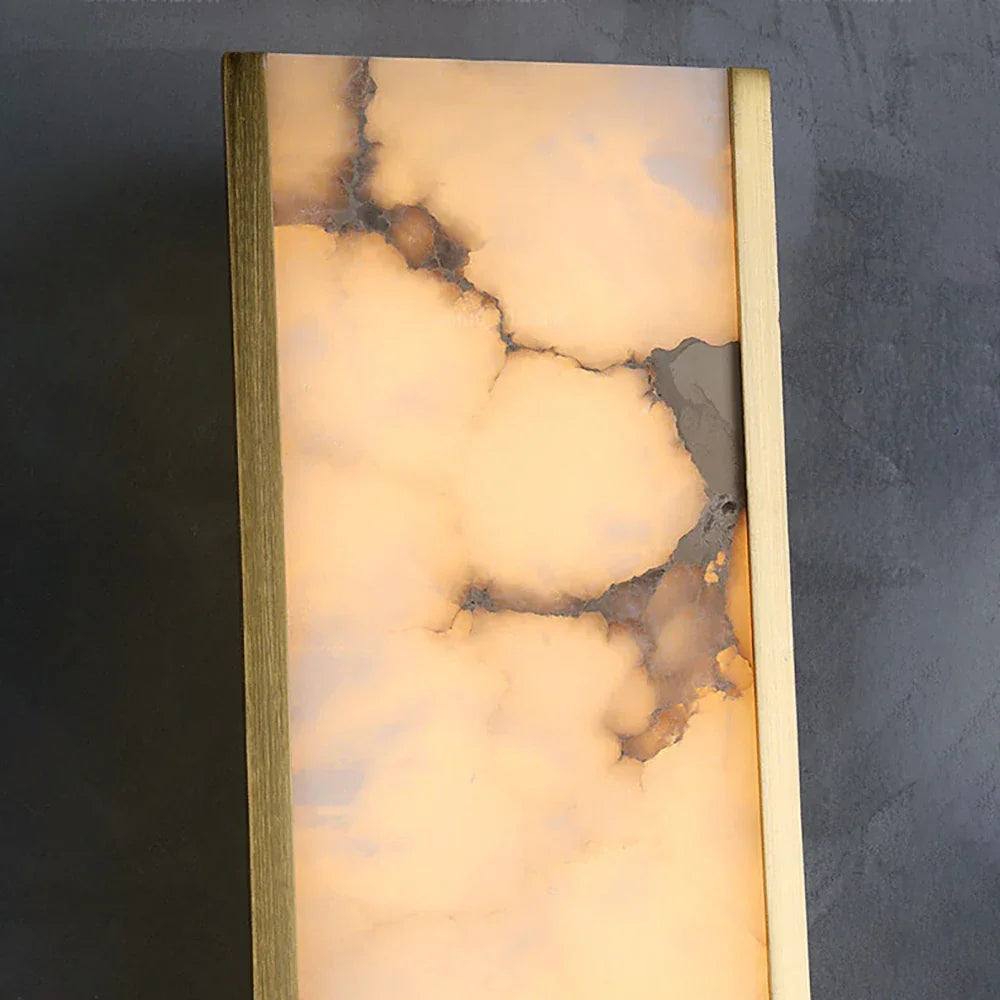 Wave Vein Aurelia Alabaster Wall Light – Alabaster detail 12