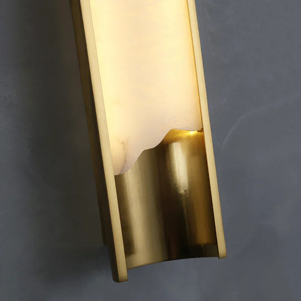 Wave Vein Aurelia Alabaster Wall Light – Alabaster detail 13