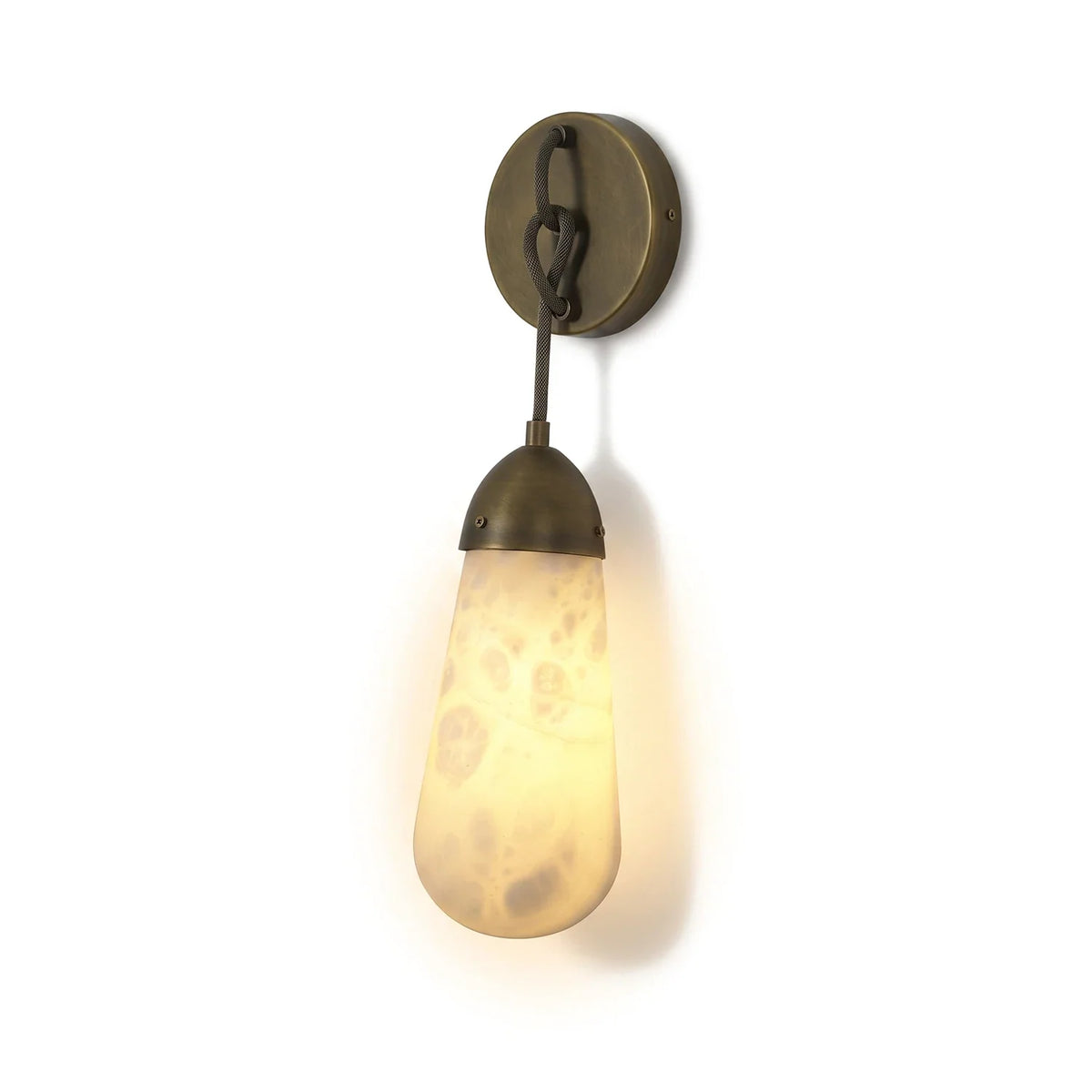 Wren Hanging Alabaster Sconce