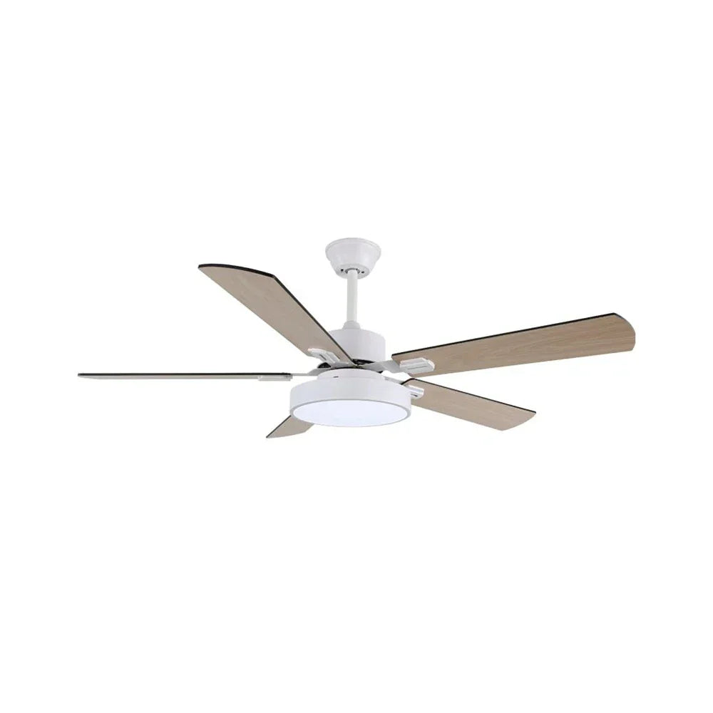 Zepyra Modern Industrial Style Copper Ceiling Fan Light – Copper detail 14