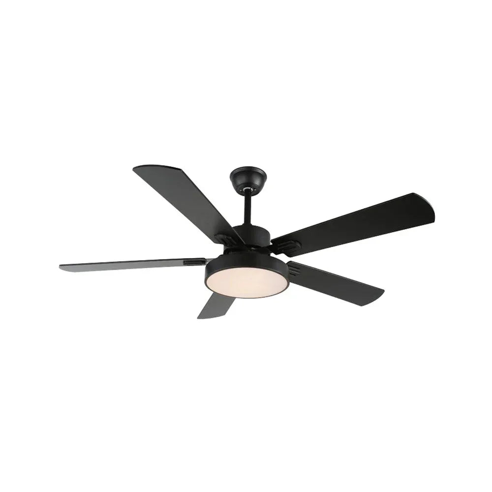 Zepyra Modern Industrial Style Copper Ceiling Fan Light – Copper detail 13